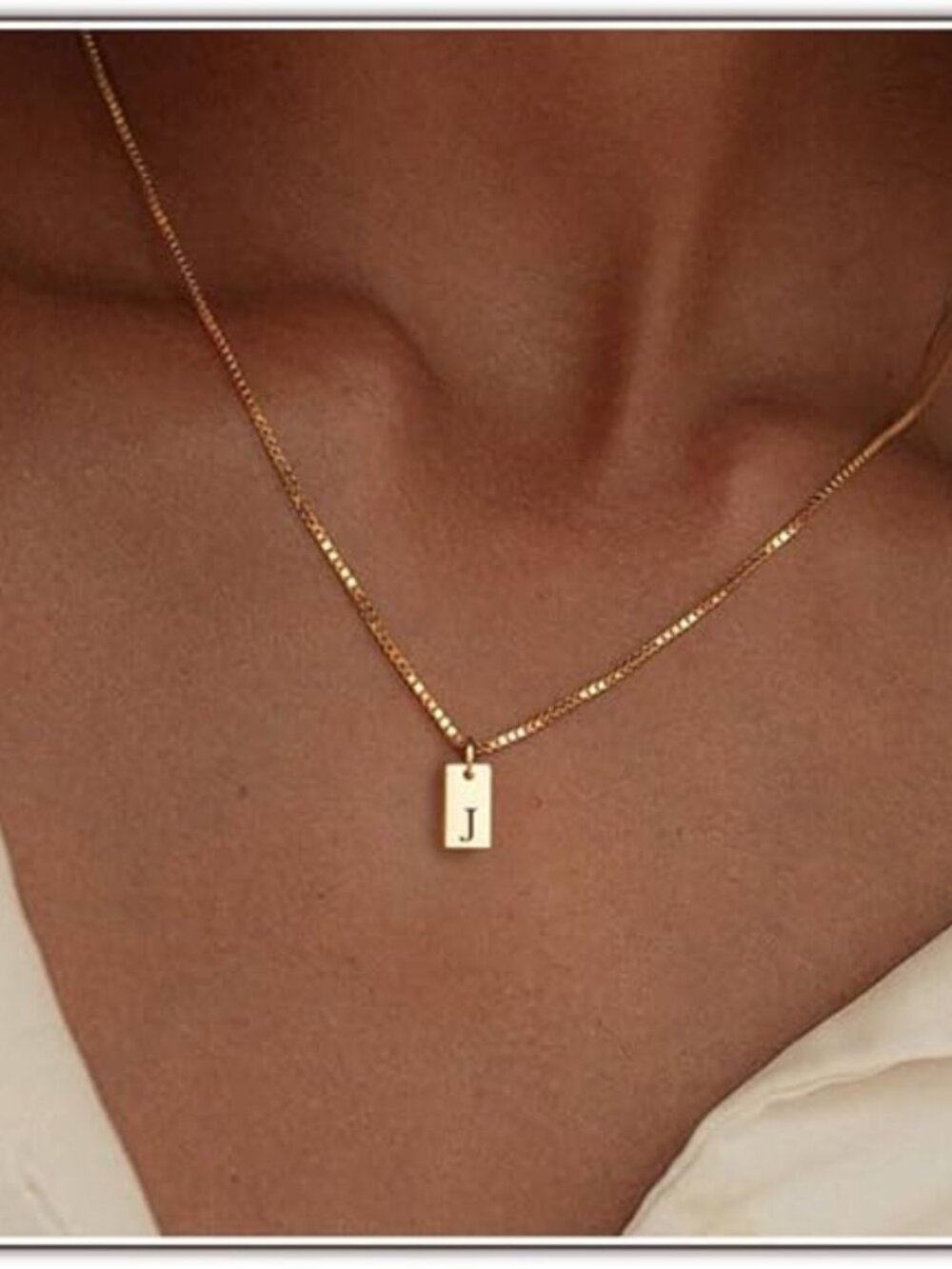 10k Solid  yellow gold  "s" pendant initial s square small pendant